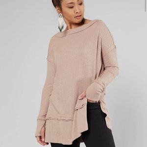 We the free waffle tunic